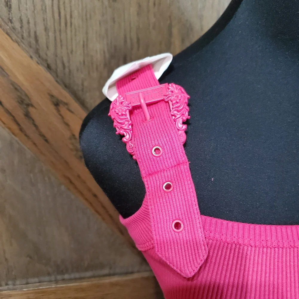 NWT Versace Ribbed Knit Dress - Picture 2 of 7